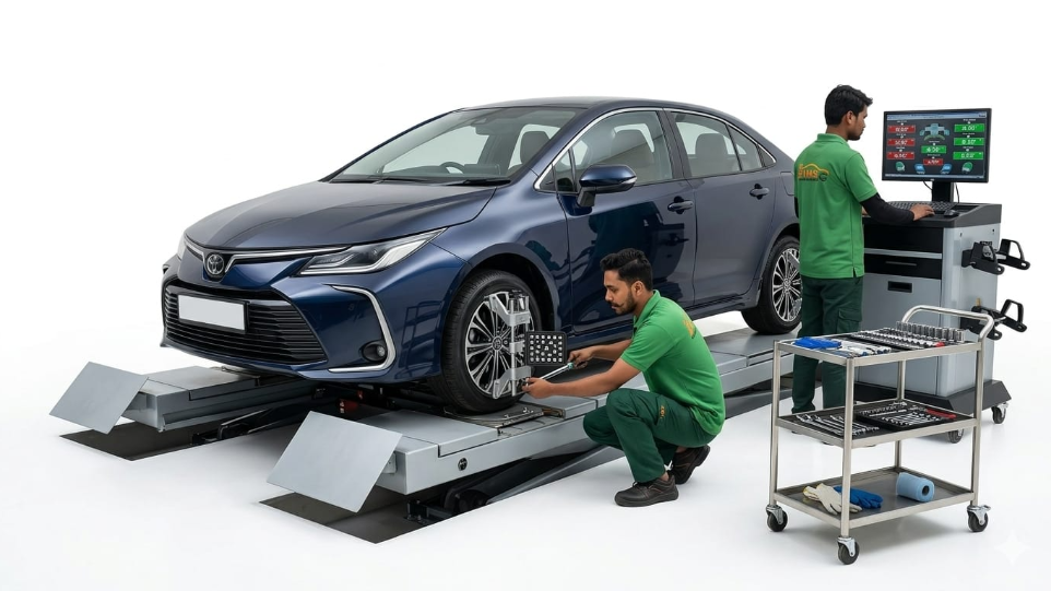 car suspension and shocker replacement service at Hari Kripa Services