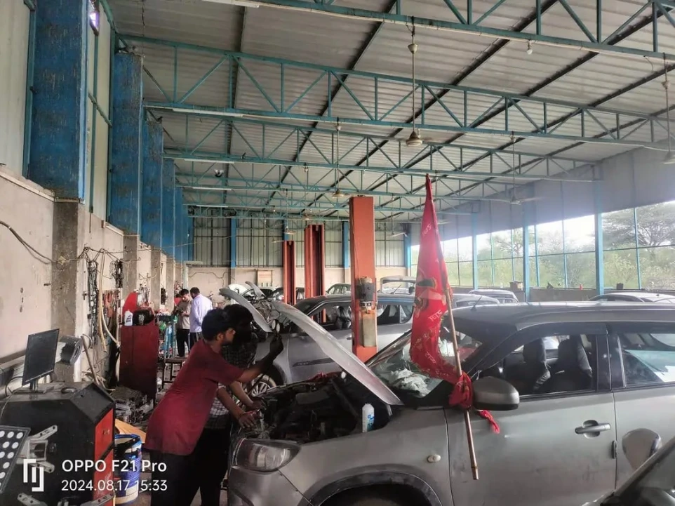car service workshop at Hari Kripa Services HKS in Laxmangarh Rajasthan